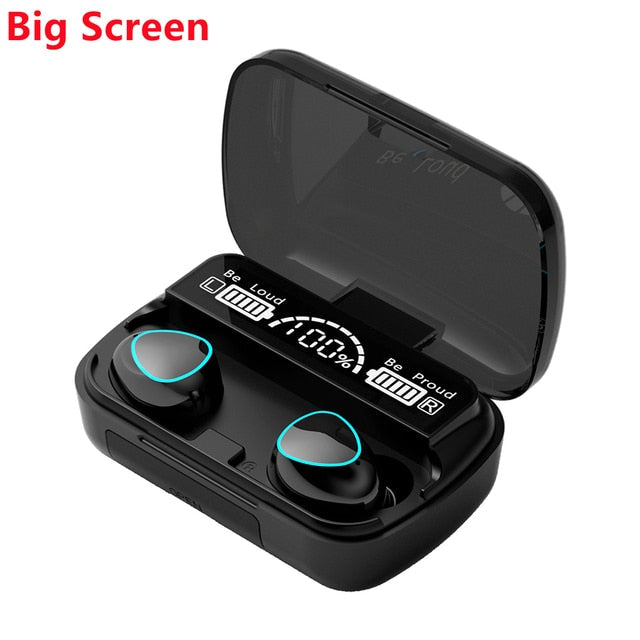 Wireless Bluetooth Earphones LED Display