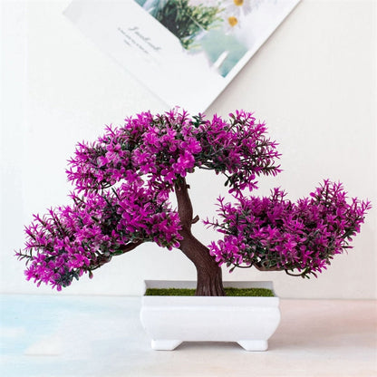 Artificial Bonsai Plant Tree Pot