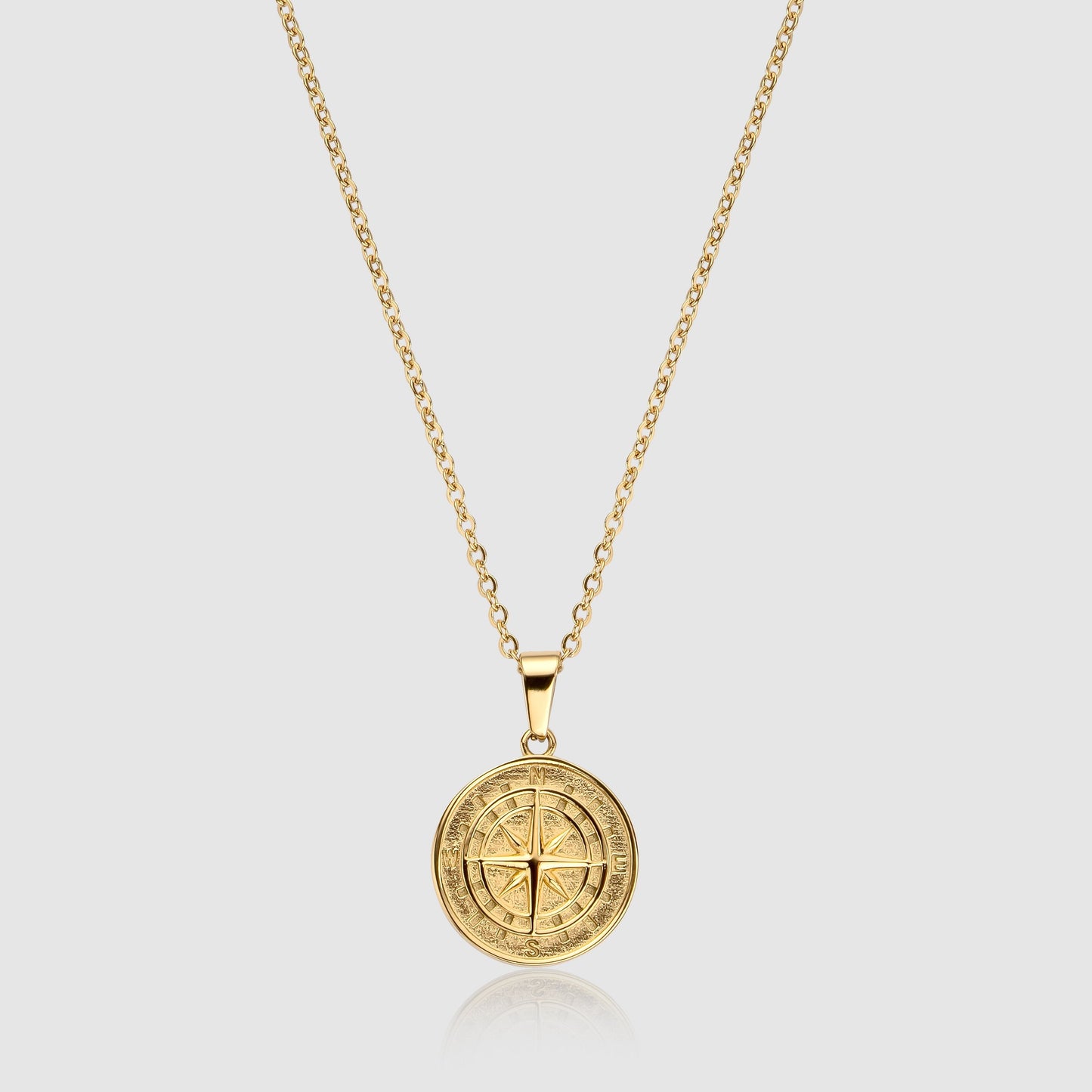 Compass Gold Pendant